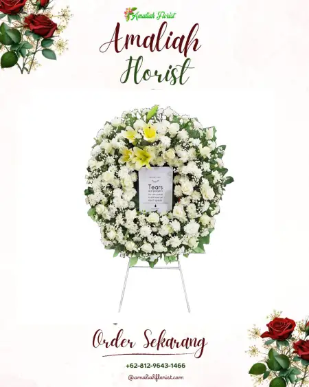 Krans Bunga Duka Sabuk Indah
